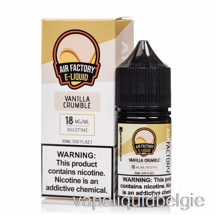 Vape België Vanille Crumble - Luchtfabriekszouten - 30ml 36mg